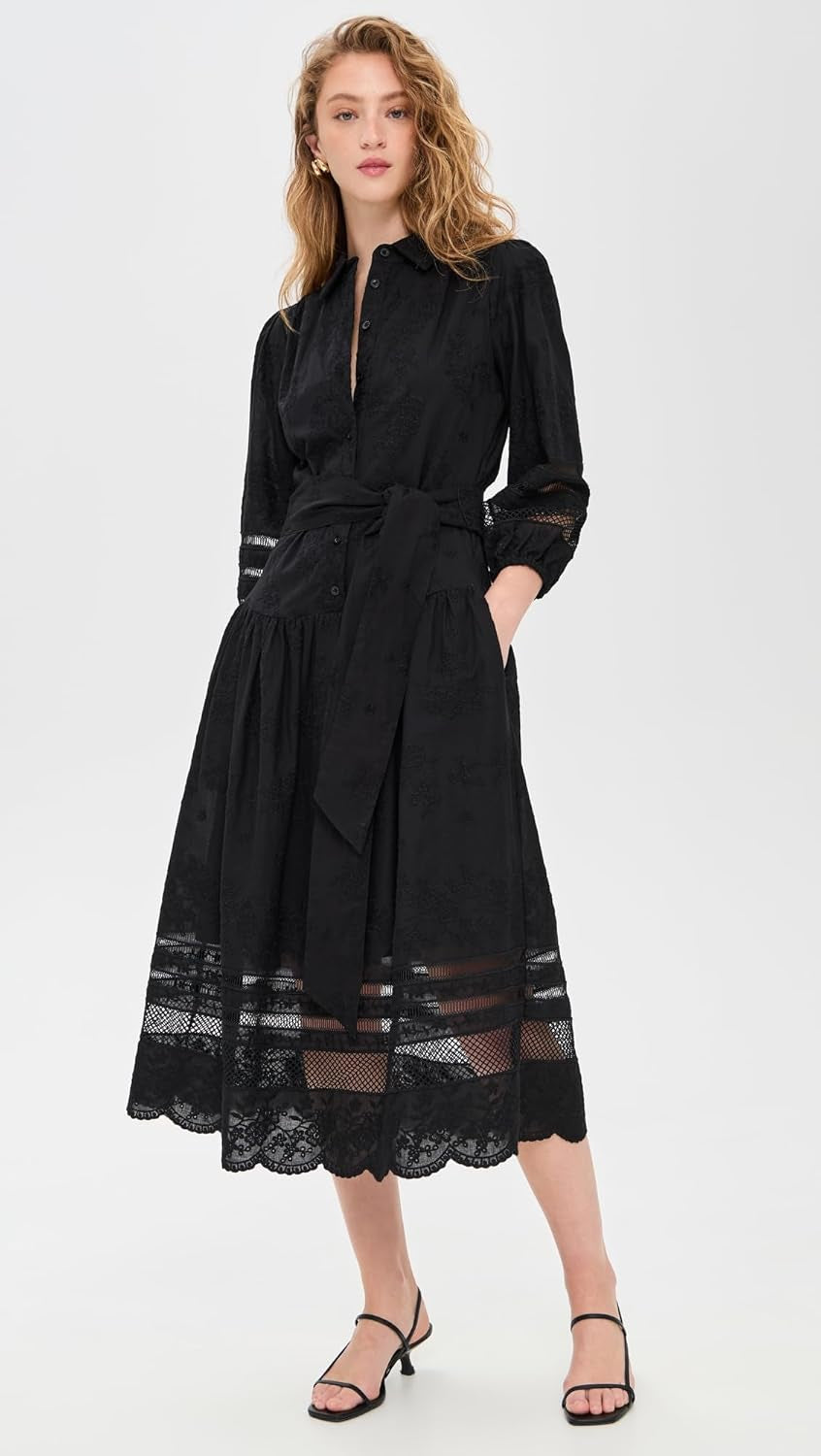 Women'S Cotton Eyelet Magnolia Dress