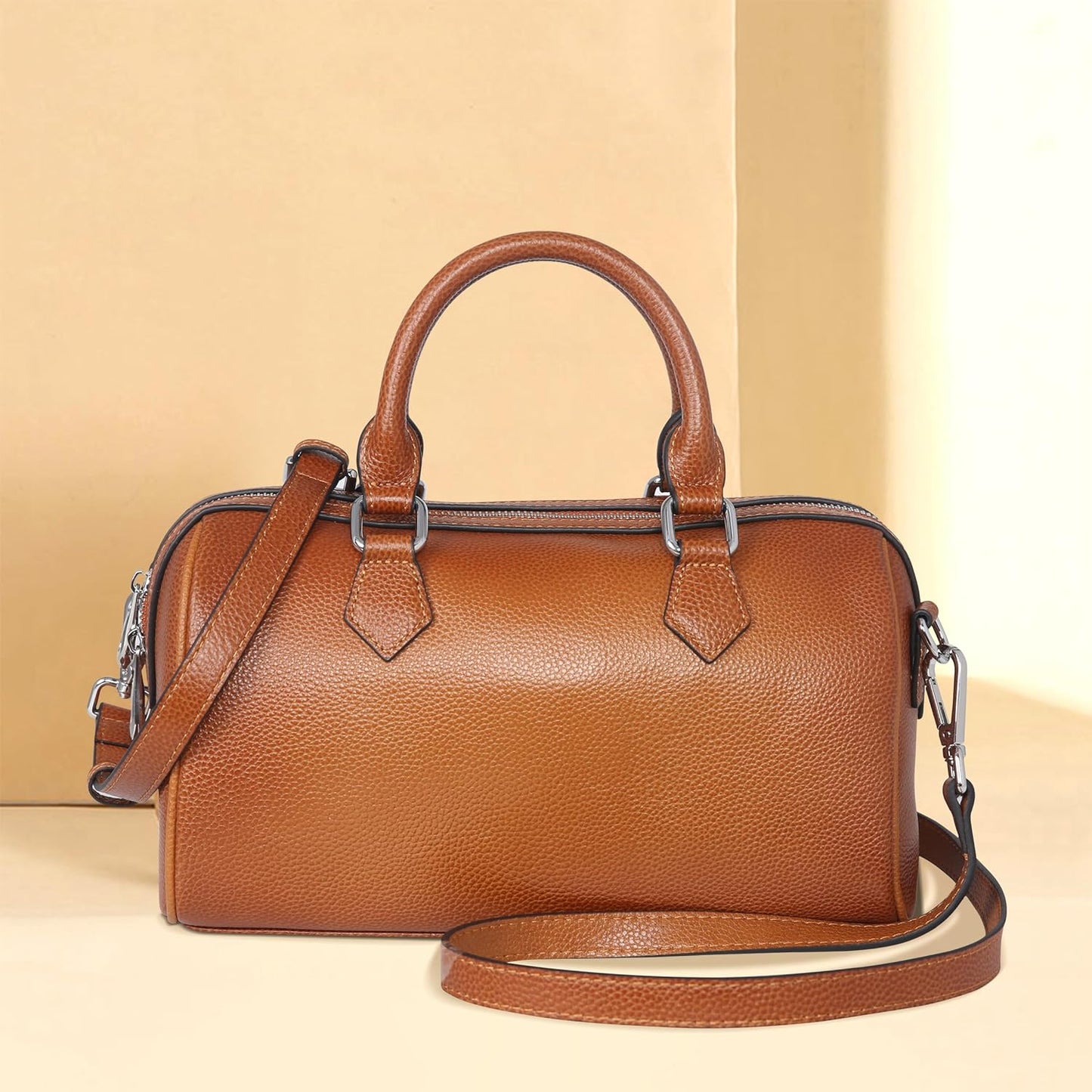 Leather Top Handle Bags for Women Leather Purses Tote Bag Satchel Handbags Shoulder Bag Designer Crossbody Bags