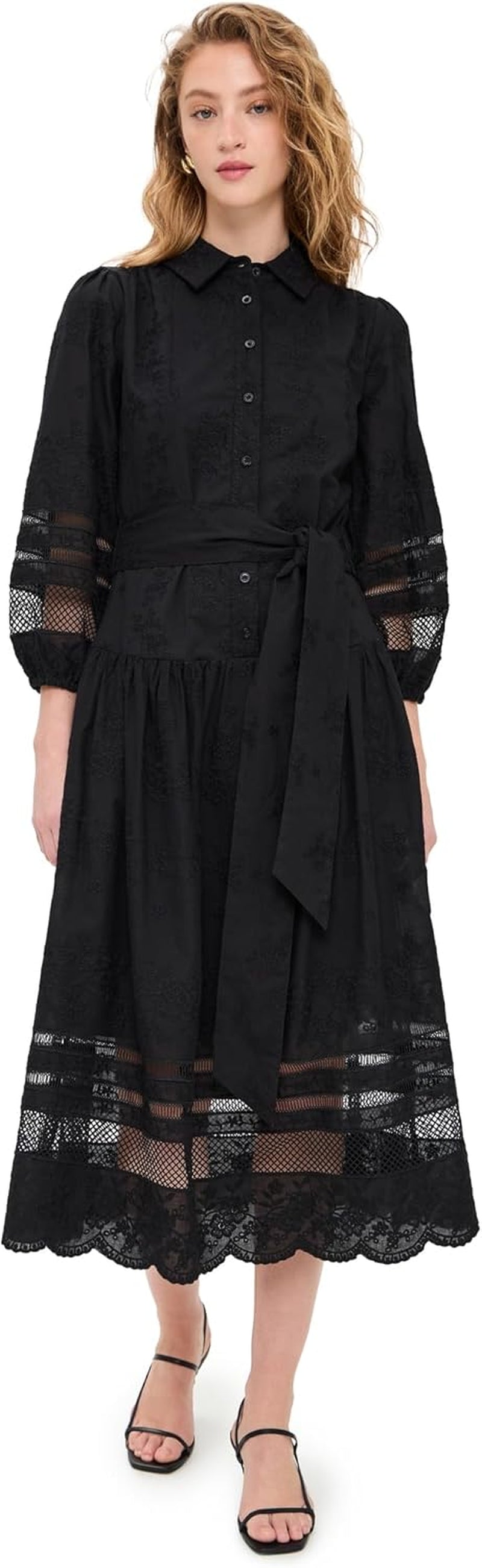 Women'S Cotton Eyelet Magnolia Dress