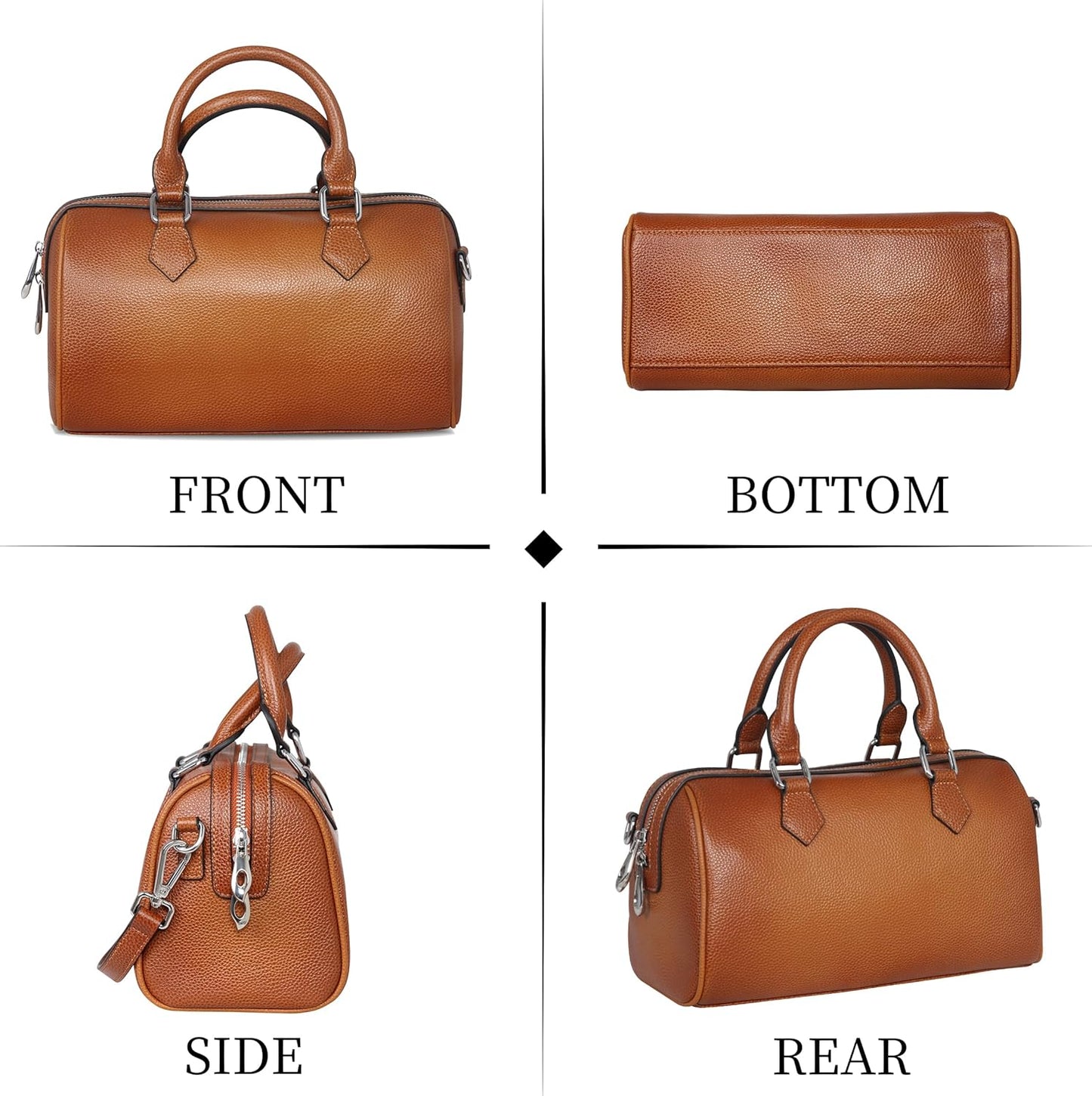 Leather Top Handle Bags for Women Leather Purses Tote Bag Satchel Handbags Shoulder Bag Designer Crossbody Bags