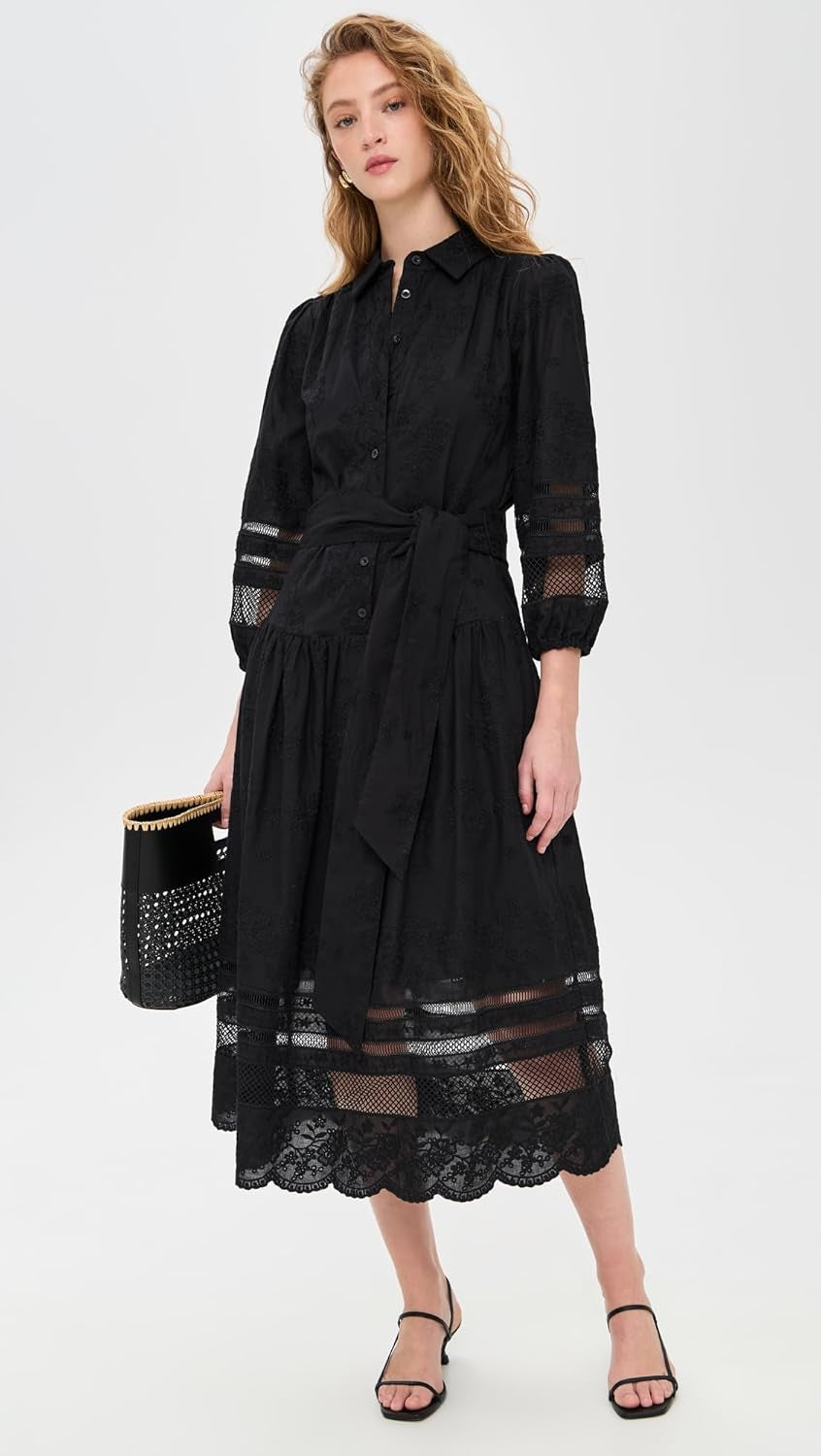 Women'S Cotton Eyelet Magnolia Dress