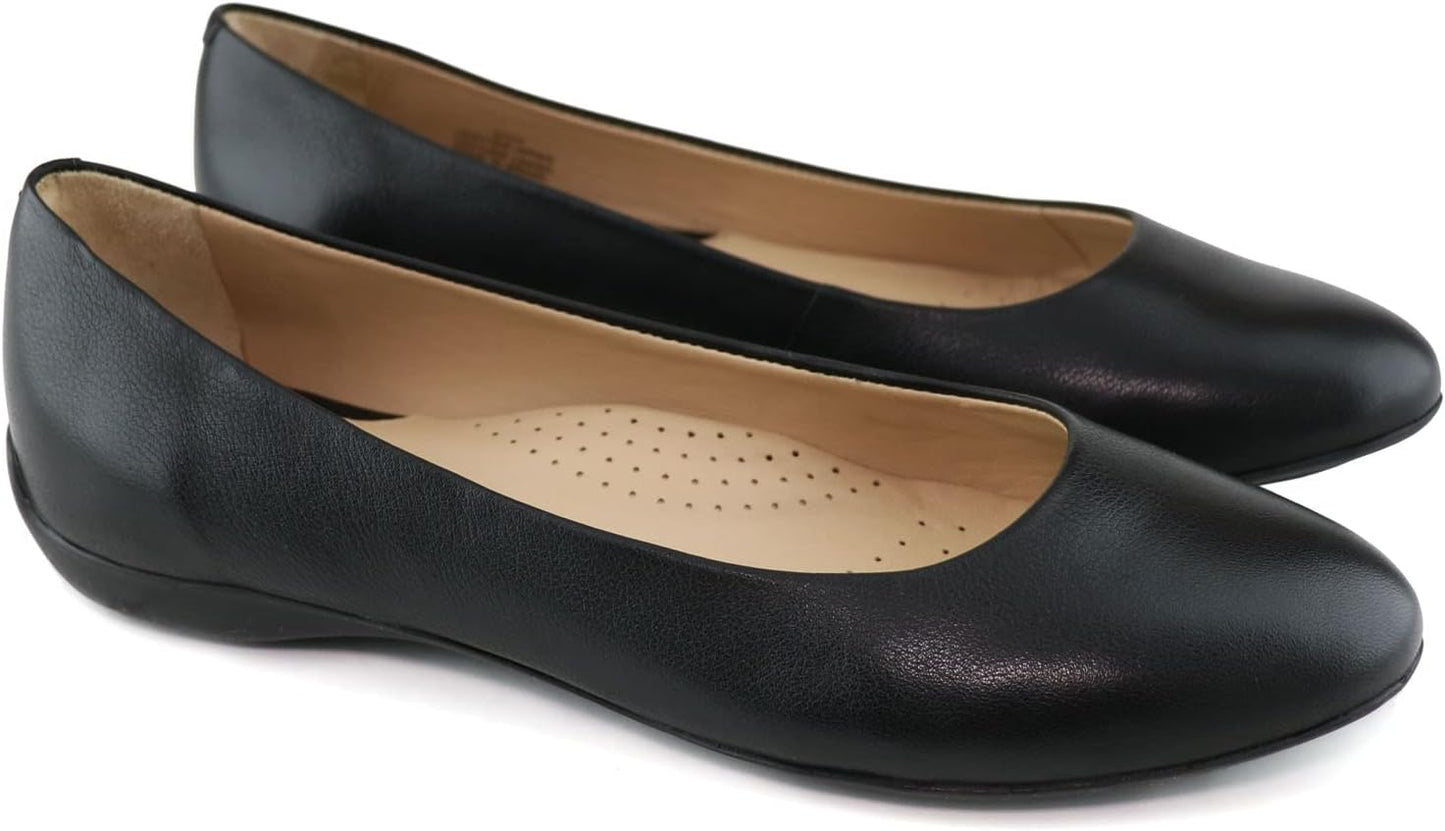 Women'S Genuine Leather Comfort Slip on Ballet Flats
