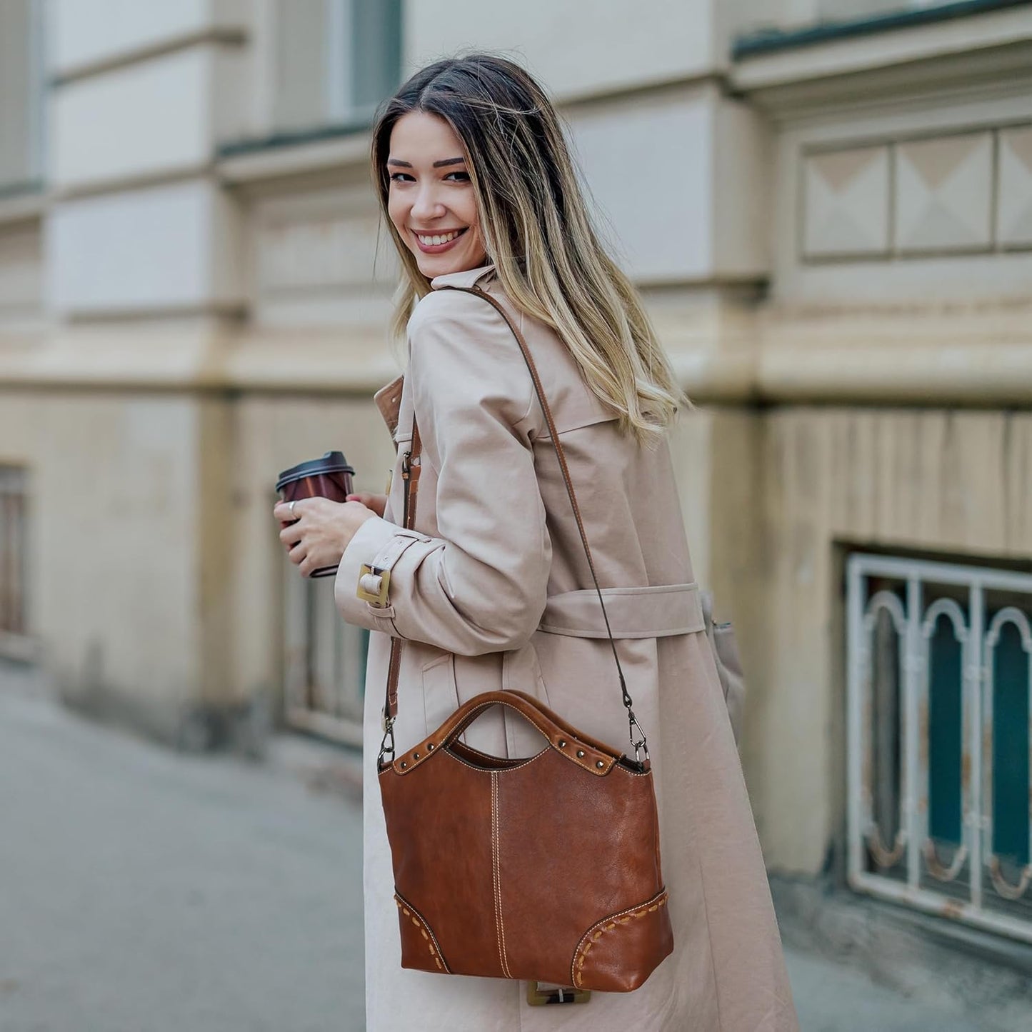 Leather Purses for Women Satchel Bag Designer Handbag Vintage Top Handle Purse Crossbody Bag Hobo Handbags