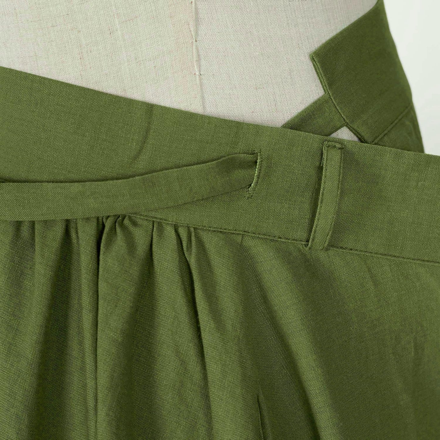 Women'S Linen Wrap Skirt Casual Maxi Skirt Vintage a Line Linen Skirt