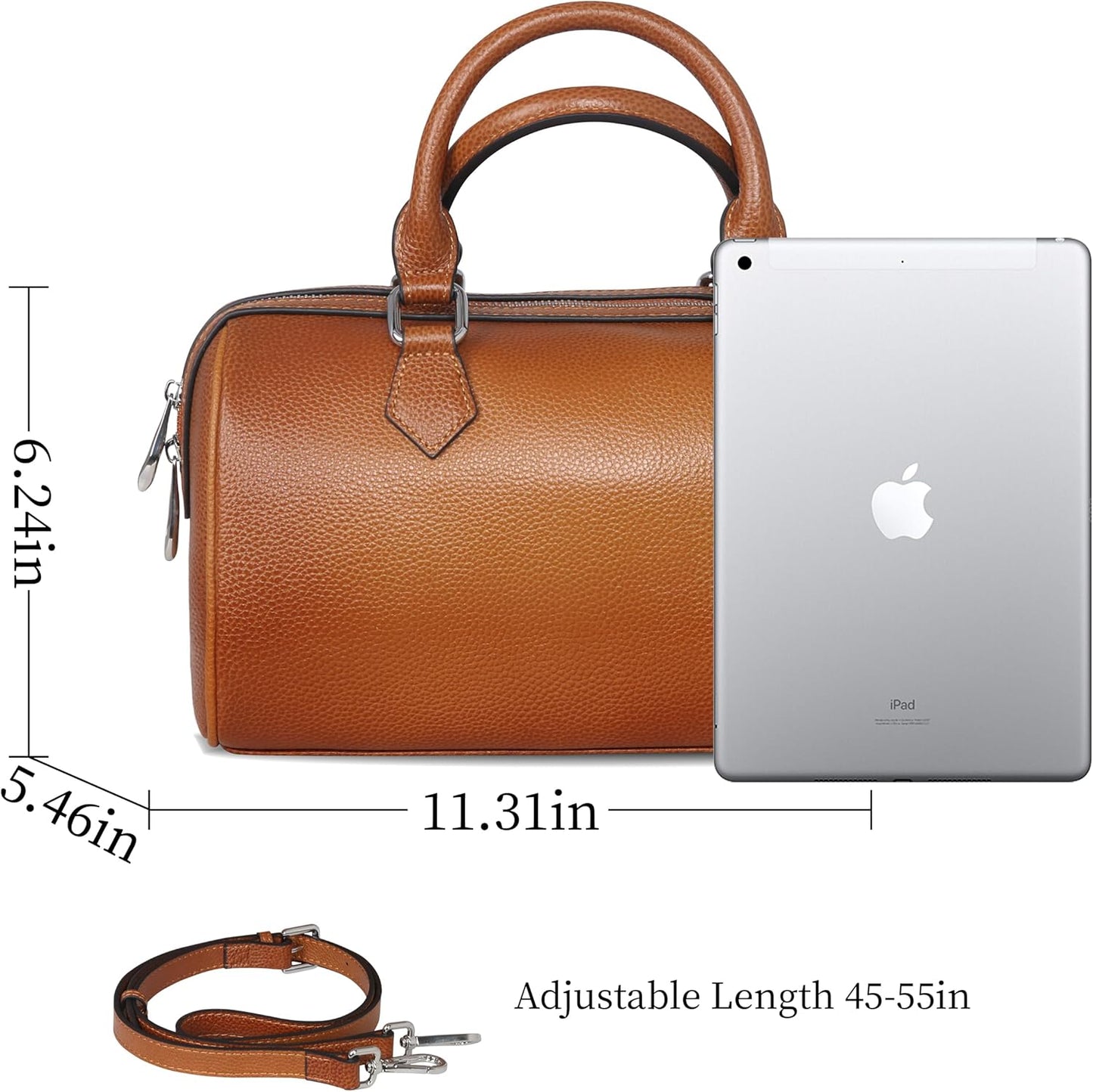 Leather Top Handle Bags for Women Leather Purses Tote Bag Satchel Handbags Shoulder Bag Designer Crossbody Bags