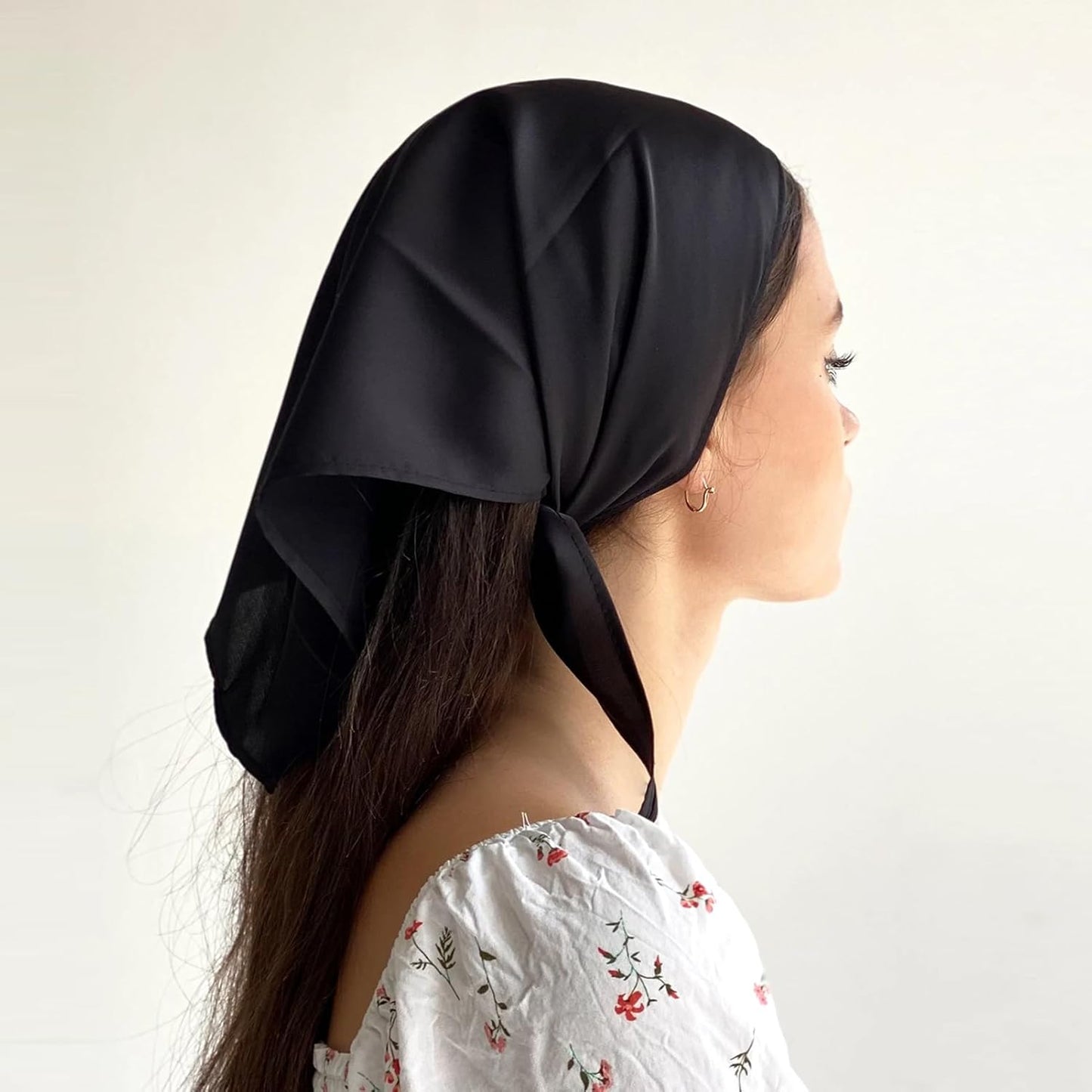 100% Mulberry Silk Scarf-Women'S 21''/27''Square Silk Hair Head Scarf Neckerchief with Gift Packaged
