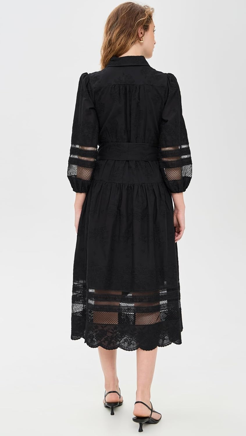 Women'S Cotton Eyelet Magnolia Dress