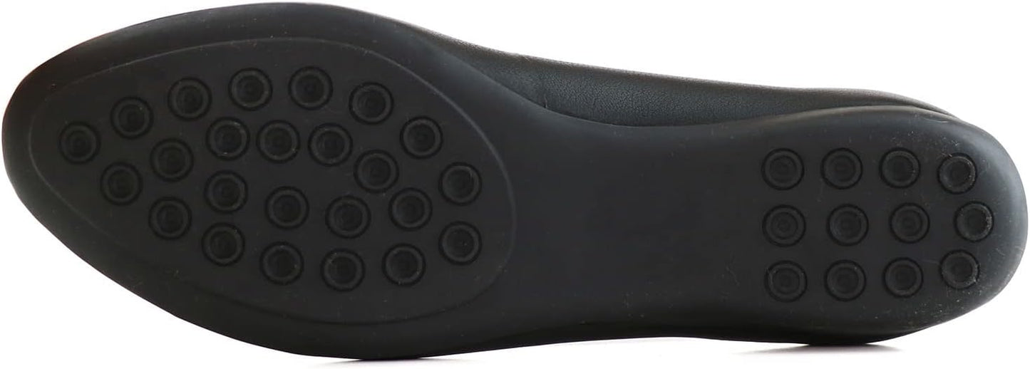 Women'S Genuine Leather Comfort Slip on Ballet Flats