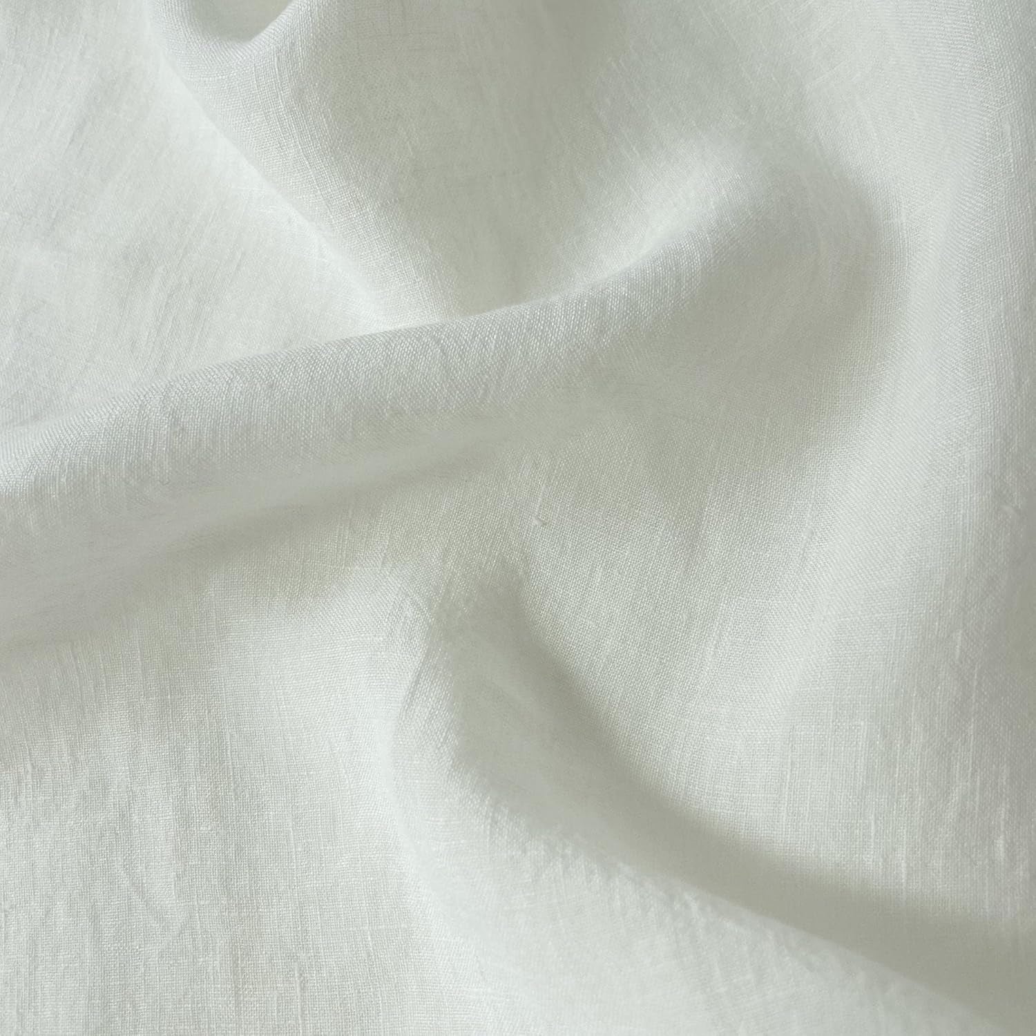 Black Lightweight High Twisted Linen Fabric | Versatile & Durable Material for Stylish Creations - Ideal for Sewing & Home Decor