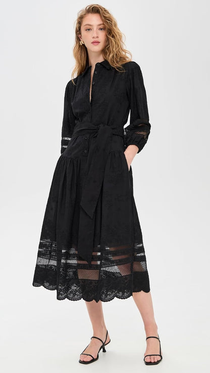 Women'S Cotton Eyelet Magnolia Dress