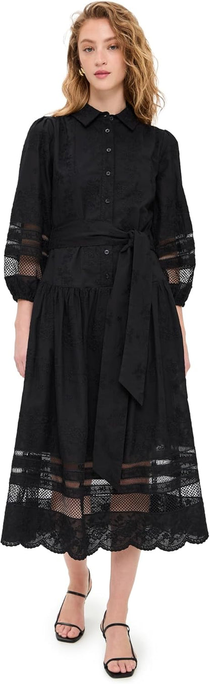 Women'S Cotton Eyelet Magnolia Dress