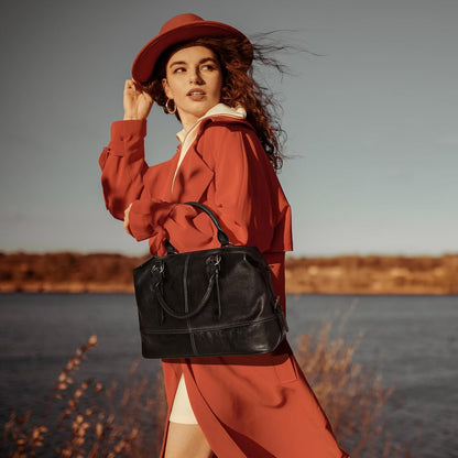Women'S Designer Leather Purses Tote Bag for Work Top Handle Handbag Shoulder Bag Large Capacity Cross Body Bag