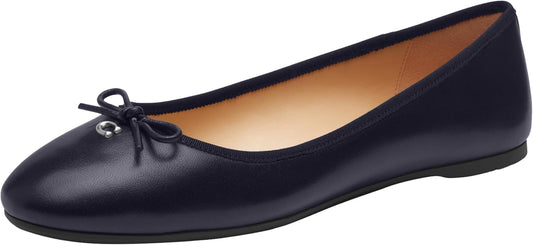 Women'S Abigail Leather Ballet Flat