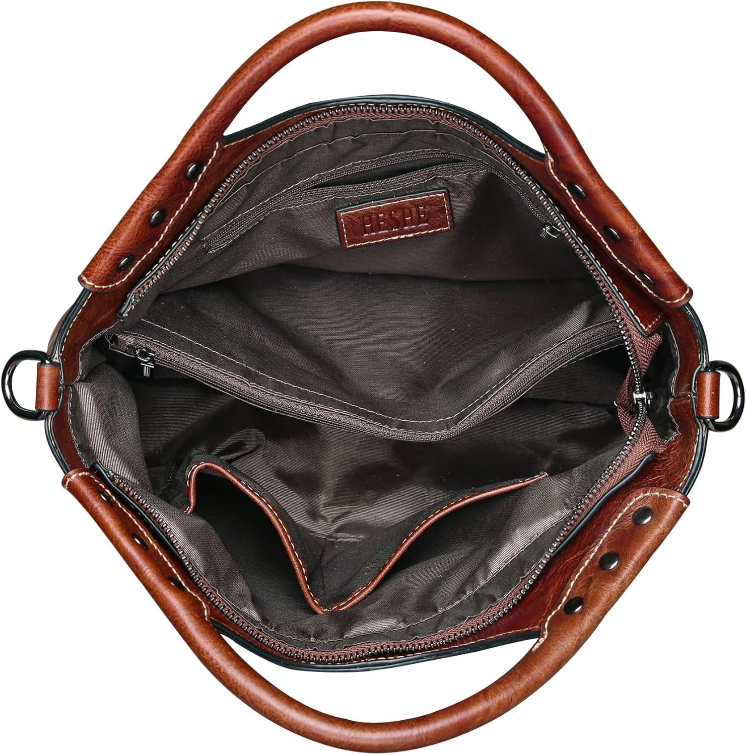 Leather Purses for Women Satchel Bag Designer Handbag Vintage Top Handle Purse Crossbody Bag Hobo Handbags