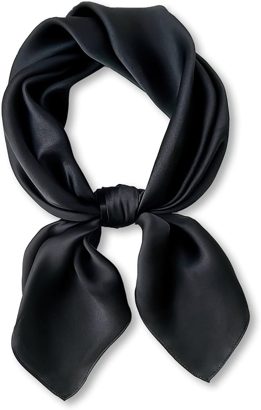 100% Mulberry Silk Scarf-Women'S 21''/27''Square Silk Hair Head Scarf Neckerchief with Gift Packaged