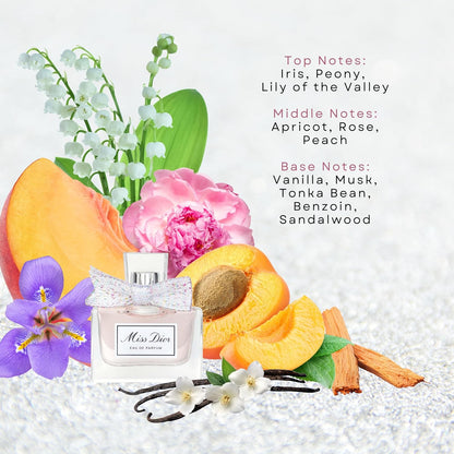 Miss  Eau De Parfum Mini Splash for Women, 0.17 Ounce